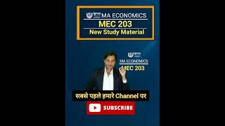 MEC 203 Quantitative Methods Study Material  Syllabus PDF | MA Economics Ignou  Study Matrial  |