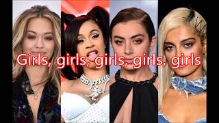 Rita Ora - Girls Ft. Bebe Rexha, Charli XCX and Cardi B Lyrics