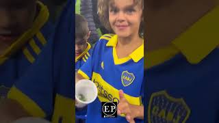 LOS HIJOS DE CAVANI QUEDARON FASCINADOS CON BOCA Y LA BOMBONERA 💙💛💙 #shorts #bocajuniors