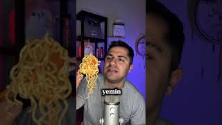 Tavuk Nuggetı Acılı Noodlela Sardım Asmr Türkçe Mukbang