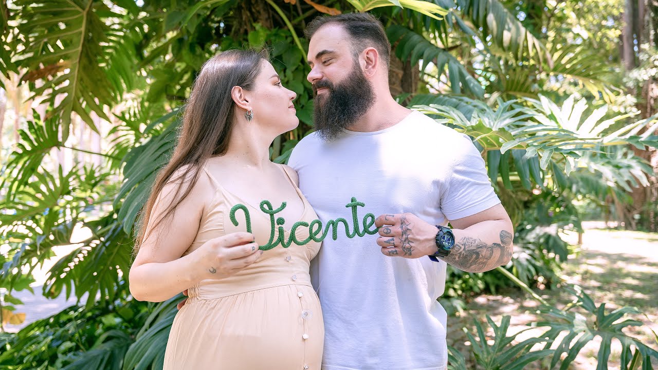 À espera de Vicente - Ensaio de Gestante do casal Thamaris e Vagner - Clipe Filme