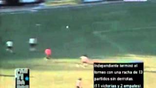 Pedro Fernando Massacessi - Independiente Vs Deportivo Armenio - 1988