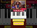 Sajna Ve Sajna - Easy Piano Tutorial | Walkband | New Song #bollywood #sunidhichauhan #ytshorts #yt