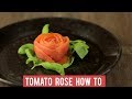 How to make a Valentine tomato rose! - Romantic FunFood