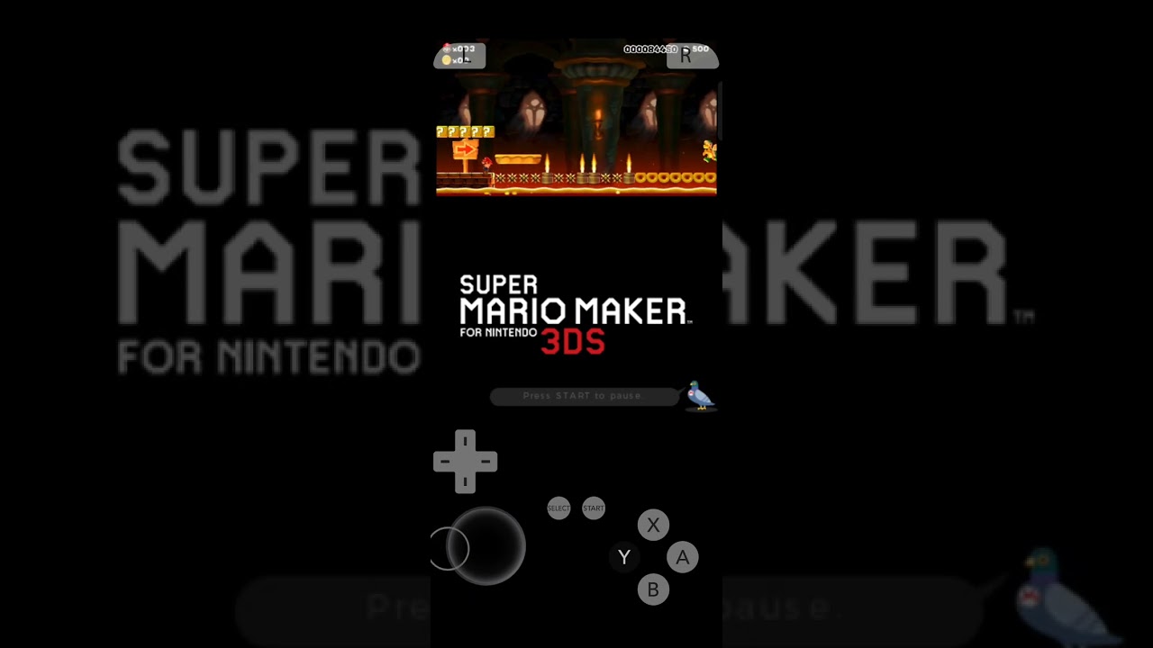 super mario maker for nintendo 3ds world 1  (not official)