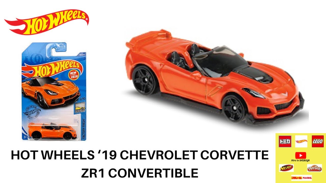 HOT WHEELS ‘19 CHEVROLET CORVETTE ZR1 CONVERTIBLE YouTube