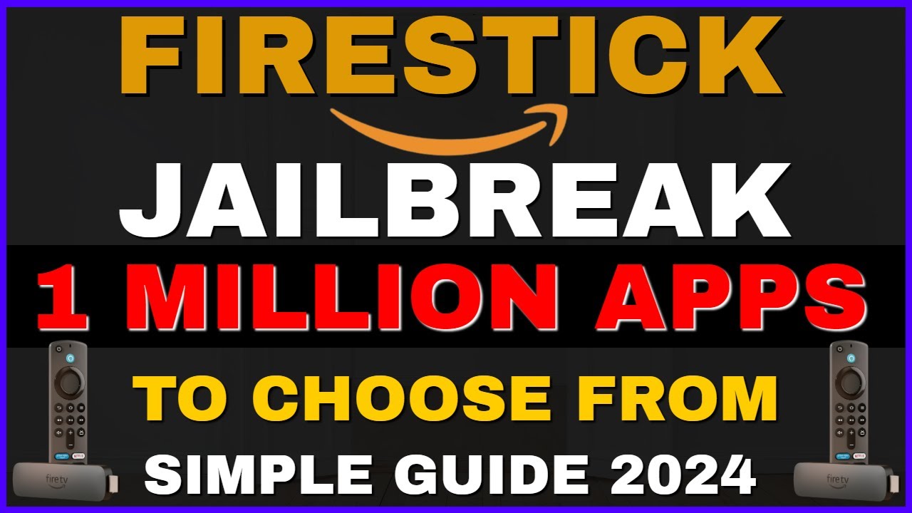 JAILBREAK The Amazon FIRESTICK  FIRE TV with 1 MILLION APPS SIMPLE TUTORIAL 2024