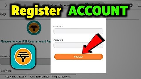 How To Register on FNB Online Banking