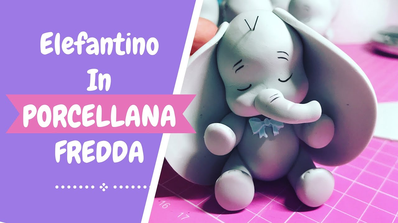 Elefantino in Porcellana Fredda