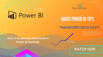How to Enable Dark Mode in Power BI Desktop