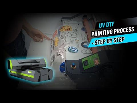 UV DTF Printing Process - Step By Step 