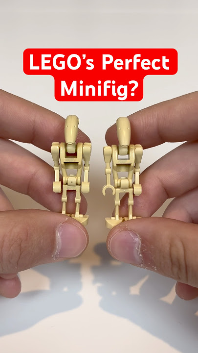 This is the PERFECT LEGO Minifigure! 🤩🤖 #lego #legostarwars #legominifigure #starwars