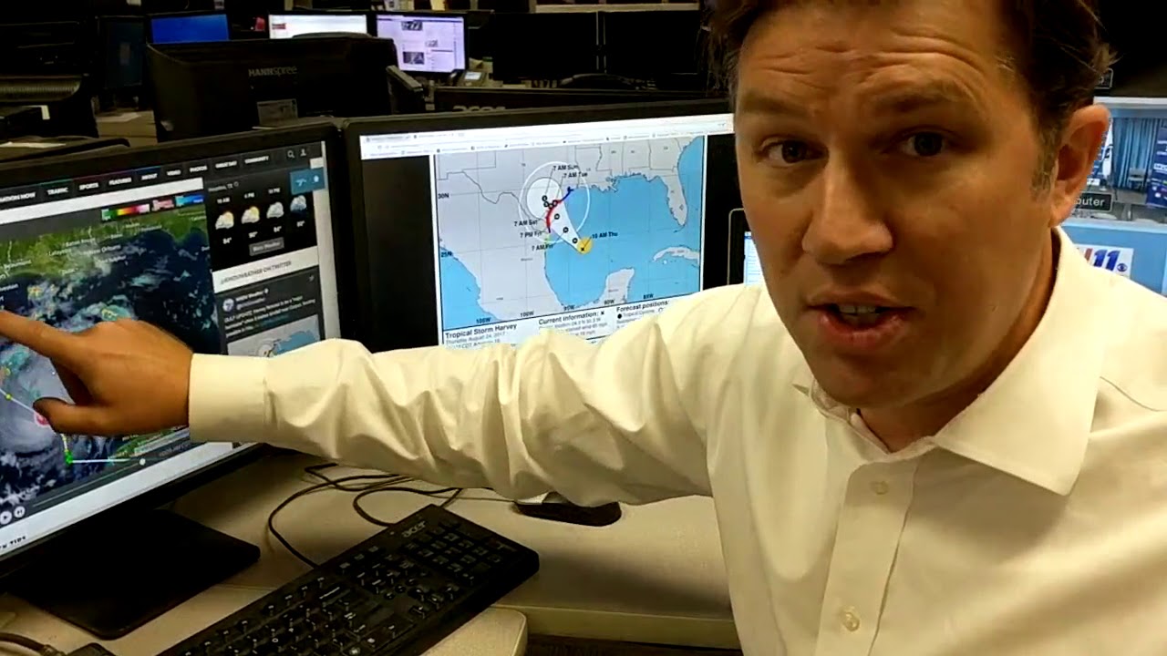 Houston Weather Forecast Tropical Storm Harvey Update 10 A M