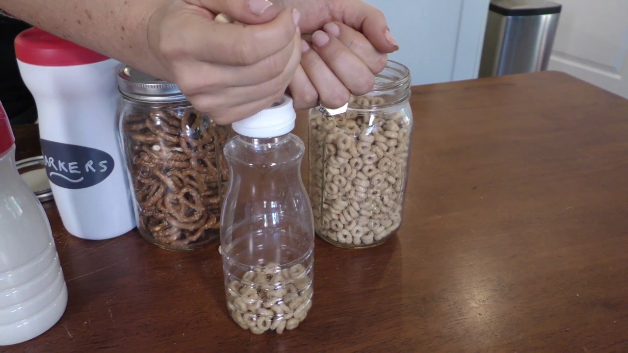 Family Travel Tips Upcycle Your Coffee Creamer Bottles YouTube