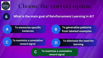 Chapter 21 of Artificial Intelligence video: Reinforcement Learning- MCQ
