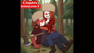Male Canada meets Female Canada #countryhumans #fyp