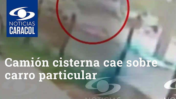 Video de momento en que camión cisterna cae sobre carro particular y causa tragedia en Bogotá