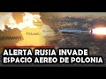🔴ULTIMA HORA : Rusia invade el espacio aéreo de Polonia durante Ataque con Misiles sobre Ucrania