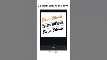 canva design tutorial |  canva pro | canva text effect #canvatutorial
