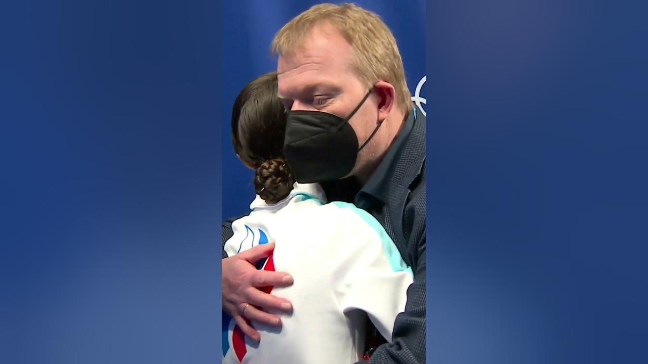 Анна Щербакова после победы на Олимпиаде😔#фигурноекатание#figureskating ...