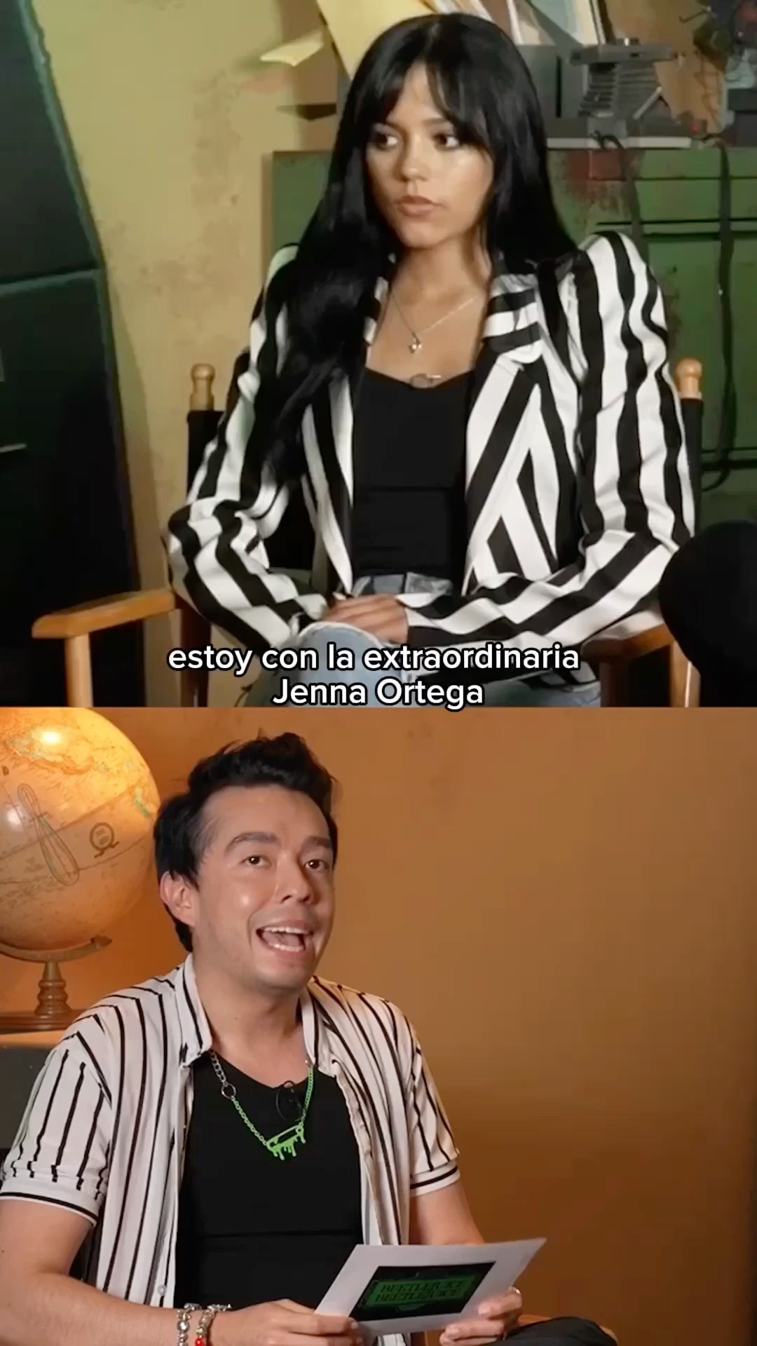 Hablé con Jenna Ortega y Tim Burton de Beetlejuice ?