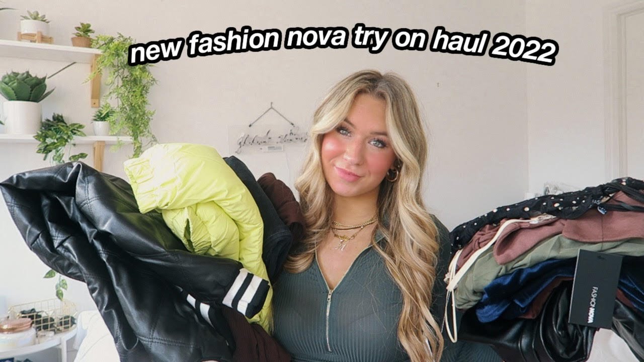 new fashion nova try on clothing haul 2022!