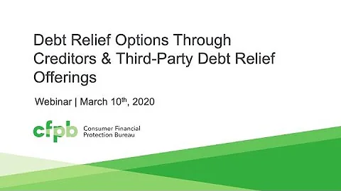 Symposium: Debt Relief Options Through Creditors &...