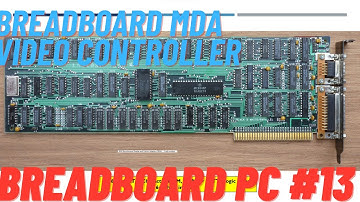 Breadboard 8088 PC MDA Video Controller (MDA#1) #13