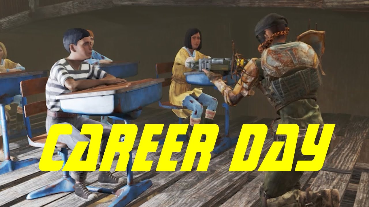 Career day at Diamond City Schoolhouse. Fallout 4 YouTube
