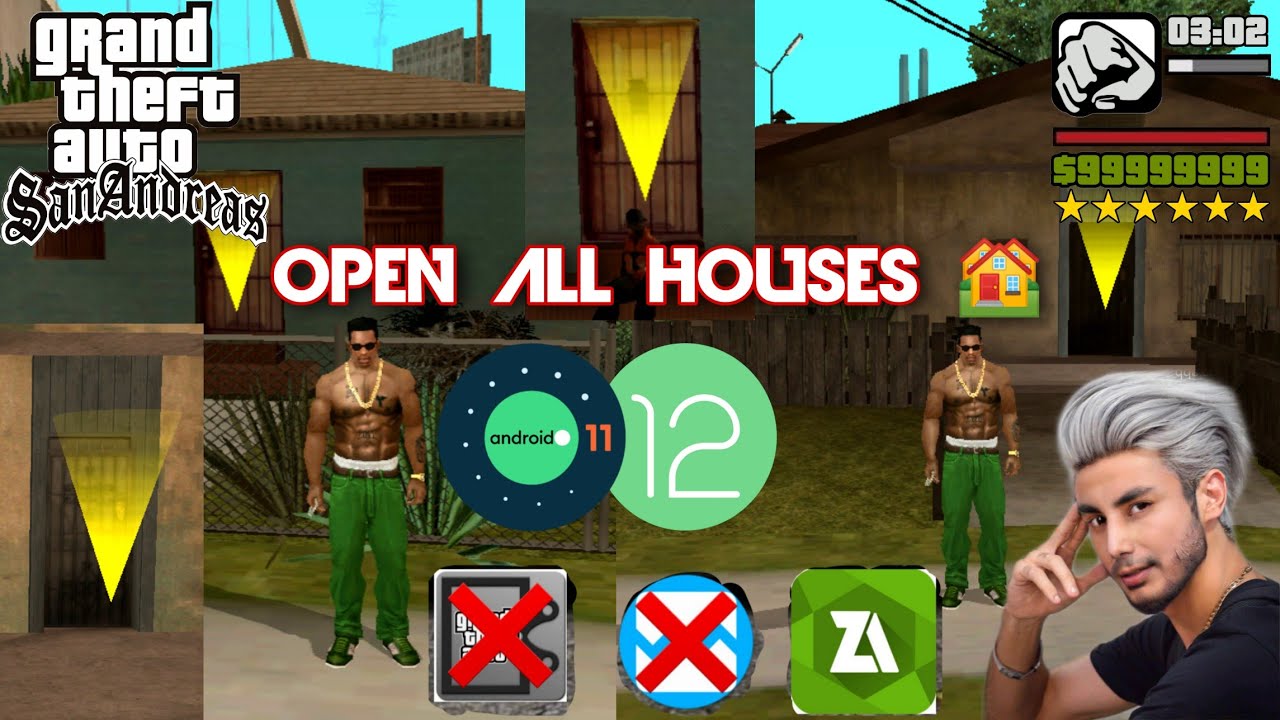 How To Open/Unlock All Houses and Shops in GTA SAN ANDREAS on Android  HINDI/URDU 2023