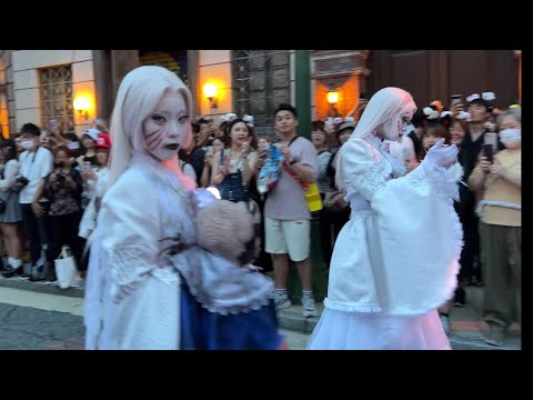 【USJ】ゴシックゾンビ・ヴァンパイア・処刑ゾンビ達の登場 #usjハロウィン ホラーナイト Universal Studios Japan Halloween