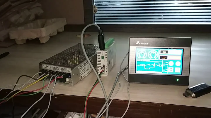 Delta hmi program upload and download