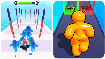 Join Blob Vs Tall Man Run 3D Quick  Adventure  Max All Levels Android iOS Gameplay LM10