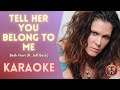 BETH HART - Tell Her you Belong to Me - Ft. Jeff Beck (Karaoke)