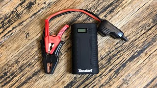 Duralast car battery jump starter unboxing and review