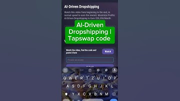 Al-Driven Dropshipping | Tapswap code || tapswap code Creating a Website #tapswapcode #crypto