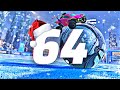 ROCKET LEAGUE INSANITY 64 ! (BEST GOALS, FREESTYLES) - MERRY CHRISTMAS 🎄❄️