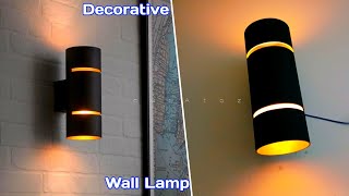 How To Make House Interior Home Decoration | Wall Light | Diy Wall Lamp Interior Decoration Ideas