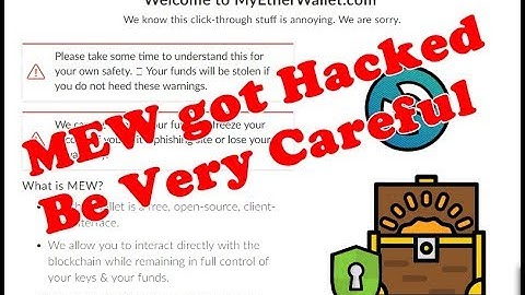 Myetherwallet Hacked!!! Be Careful