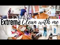 NEW! EXTREME CLEAN WITH ME / CLEANING MOTIVATION / LIVING ROOM DEEP CLEAN AND MORE!