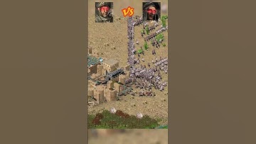 TOO MUCH to KILL a RAT? | Stronghold Crusader AI Battles #shorts #strongholdcrusader