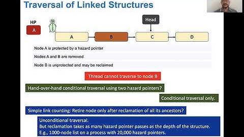 Brief Announcement:  Hazard Pointer Protection of Structures with Immutable Links