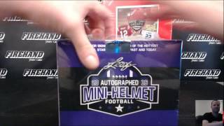 2016 Leaf Mini Helmet & Tristar Jersey Football 2 Box Break #5 ~ 7/31/16