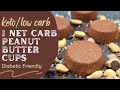 KETO Peanut Butter Cups🍫Easy 1 Bowl Recipe