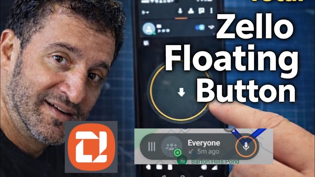 Плавающая кнопка PTT от Zello.
