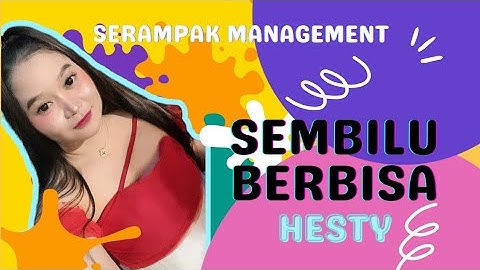 SEMBILU BERBISA Cover HESTY | SERAMPAK MENGHIBUR