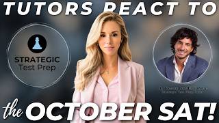 Tutor Reaction to the October SAT! (2026)