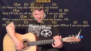 See You Again (Wiz Kahlifa) Strum Guitar Cover Lesson in Em with Chords/Lyrics chords