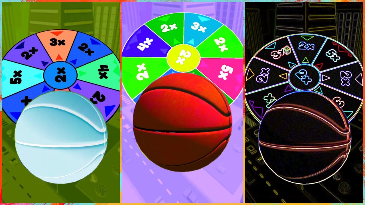 BASKETBALL 🏀 wonderful colors and filters challenge - GOING BALLS gameplay - levels 5995 to 5998