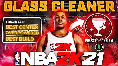 BEST SHOOTING CENTER BUILD ON NBA 2K21! OVERPOWERED CENTER GLASS CLEANING LOCKDOWN BUILD!